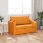 vidaXL Κρεβάτι καναπές Σκούρο κίτρινο 124 x 71 x 78 εκ ύφασμα