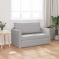 vidaXL Κρεβάτι καναπές Σκίουρος Γκρί 124 x 71 x 78 εκ ύφασμα
