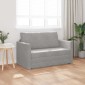 vidaXL Κρεβάτι καναπές Ανοιχτό γκρι 124 x 71 x 78 εκ Βελούδο