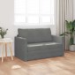 vidaXL Κρεβάτι καναπές Σκούρο Γκρι 124 x 71 x 78 εκ Βελούδο