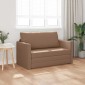 vidaXL Κρεβάτι καναπές Καπουτσίνο 124 x 71 x 78 εκ Δερματίνη