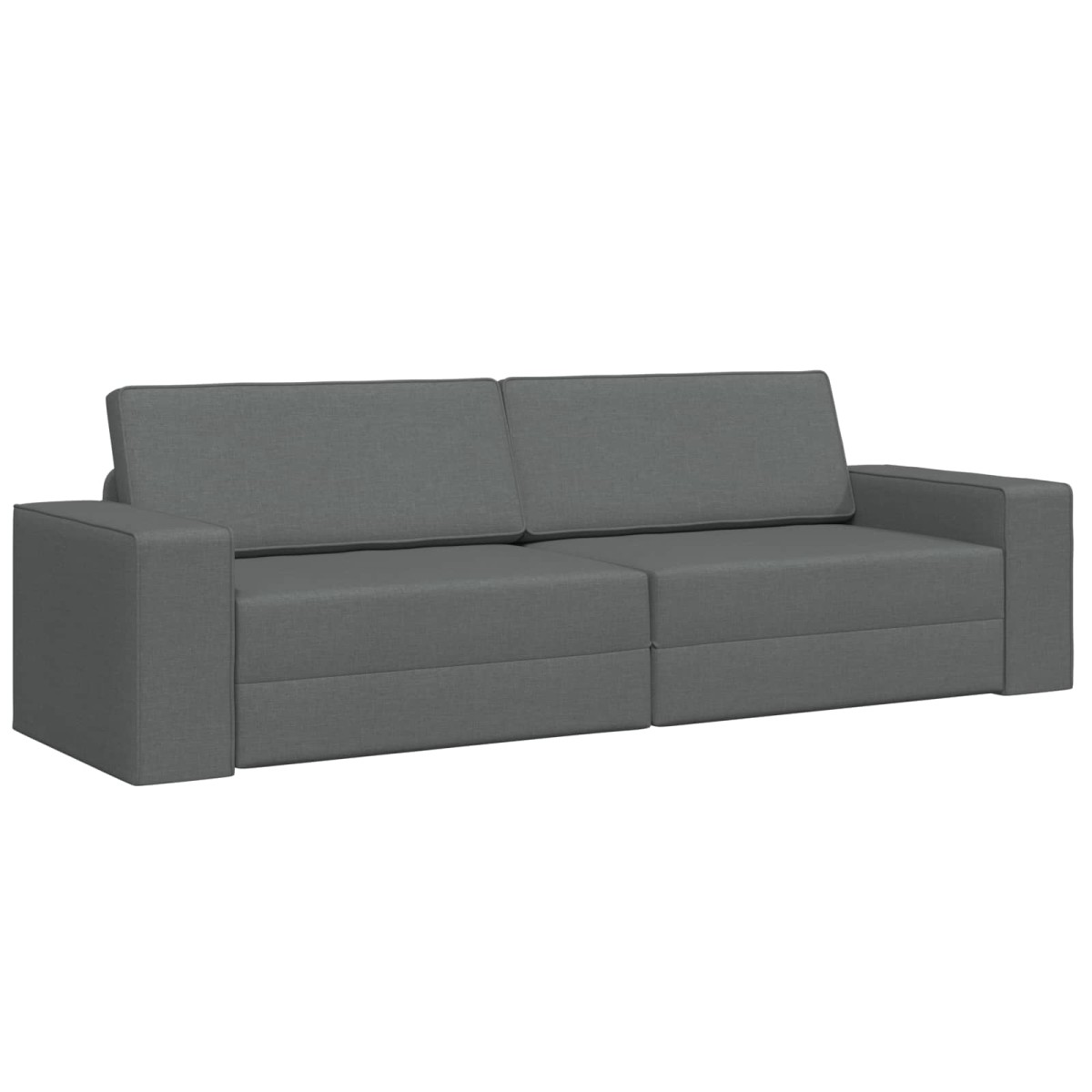 vidaXL Κρεβάτι καναπές Σκούρο Γκρι 245 x 78 x 77 εκ. ύφασμα