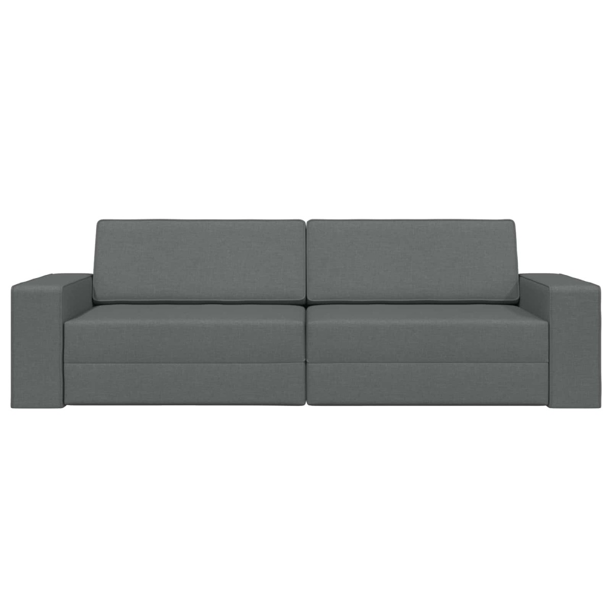 vidaXL Κρεβάτι καναπές Σκούρο Γκρι 245 x 78 x 77 εκ. ύφασμα