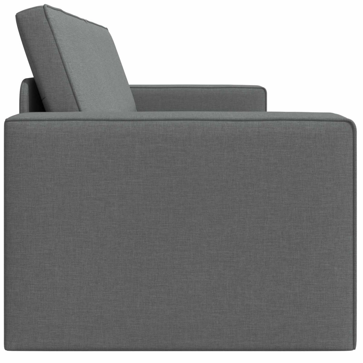 vidaXL Κρεβάτι καναπές Σκούρο Γκρι 245 x 78 x 77 εκ. ύφασμα