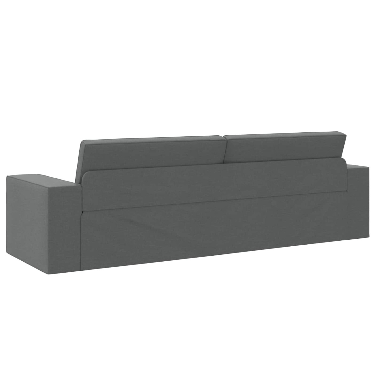 vidaXL Κρεβάτι καναπές Σκούρο Γκρι 245 x 78 x 77 εκ. ύφασμα