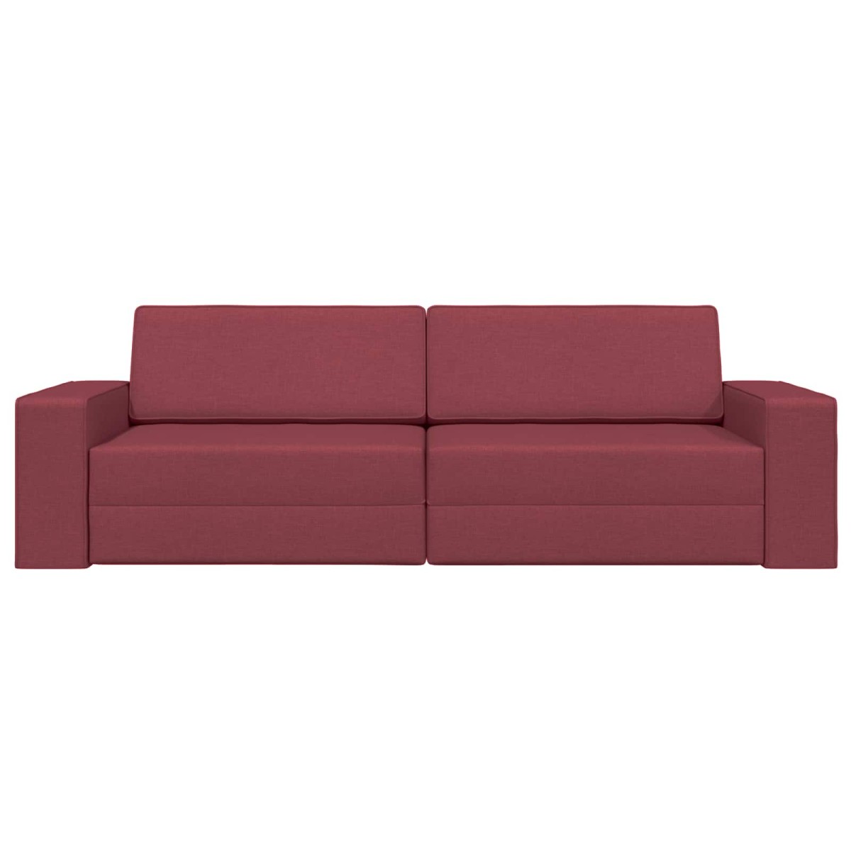 vidaXL Κρεβάτι καναπές Κόκκινο 245 x 78 x 77 εκ. ύφασμα