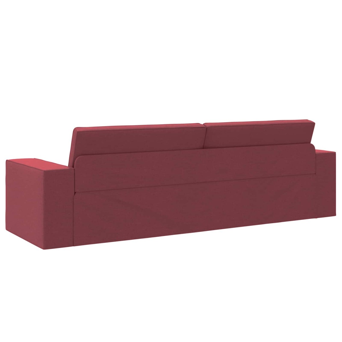 vidaXL Κρεβάτι καναπές Κόκκινο 245 x 78 x 77 εκ. ύφασμα