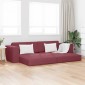 vidaXL Κρεβάτι καναπές Κόκκινο 245 x 78 x 77 εκ. ύφασμα