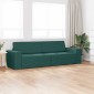 vidaXL Κρεβάτι καναπές Σκούρο Πράσινο 245 x 78 x 77 εκ. ύφασμα