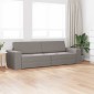 vidaXL Κρεβάτι καναπές Taupe 245 x 78 x 77 εκ. ύφασμα