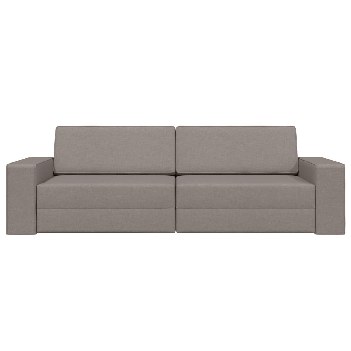 vidaXL Κρεβάτι καναπές Taupe 245 x 78 x 77 εκ. ύφασμα