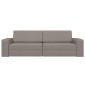 vidaXL Κρεβάτι καναπές Taupe 245 x 78 x 77 εκ. ύφασμα