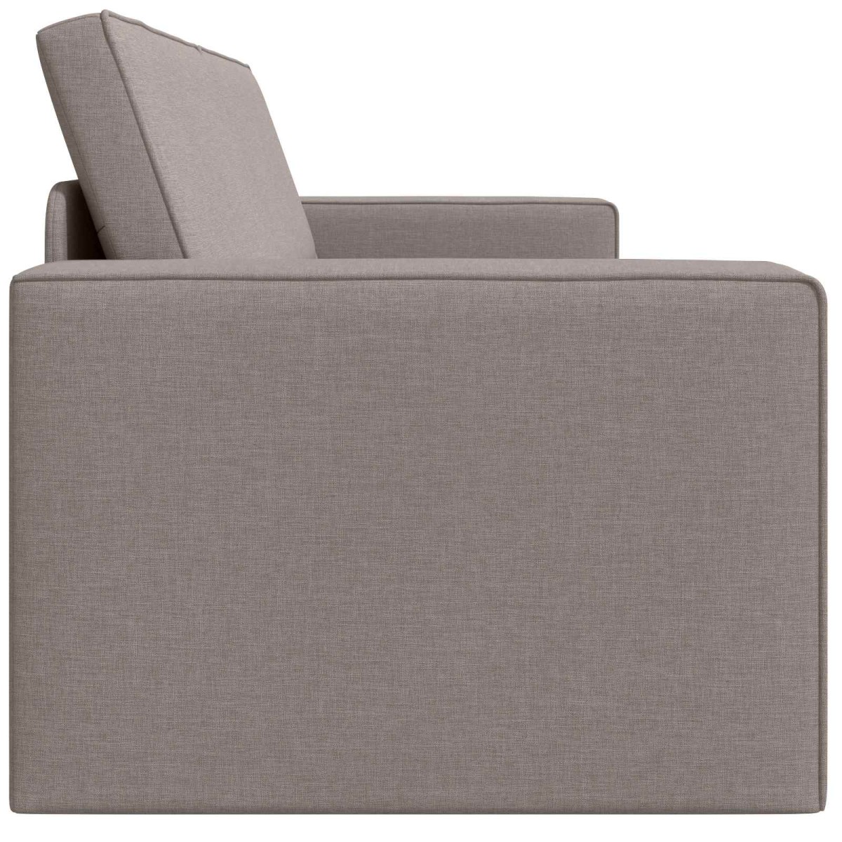 vidaXL Κρεβάτι καναπές Taupe 245 x 78 x 77 εκ. ύφασμα