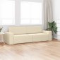 vidaXL Κρεβάτι καναπές Κρεμ 245 x 78 x 77 εκ. ύφασμα