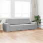 vidaXL Κρεβάτι καναπές Σκίουρος Γκρί 245 x 78 x 77 εκ. ύφασμα