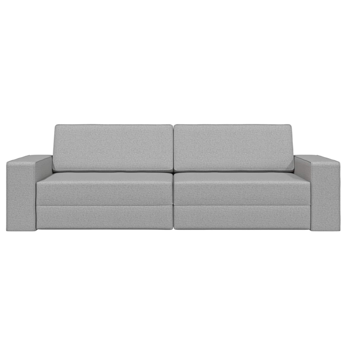 vidaXL Κρεβάτι καναπές Σκίουρος Γκρί 245 x 78 x 77 εκ. ύφασμα