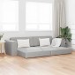 vidaXL Κρεβάτι καναπές Σκίουρος Γκρί 245 x 78 x 77 εκ. ύφασμα