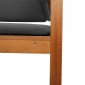vidaXL Καρέκλα Κήπου Καφέ 50 x 50 x 91 εκ. Μασίφ ξύλο ακακίας