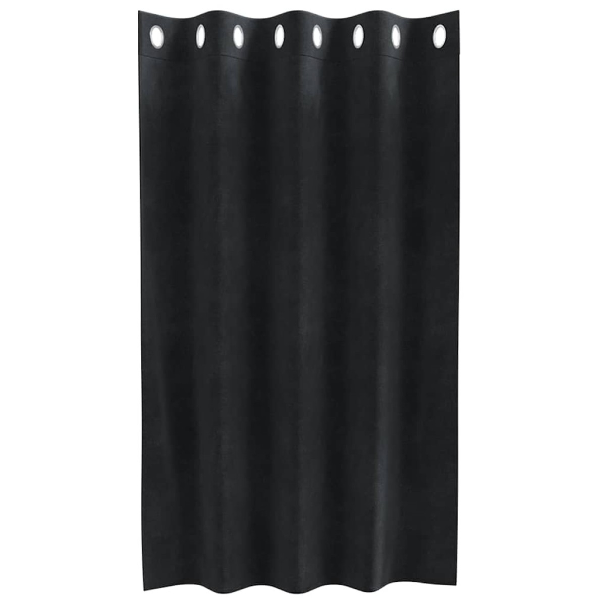 vidaXL Κουρτίνες συσκότισης 2 τμχ. Μαύρο 140 x 140 cm Βελούδο