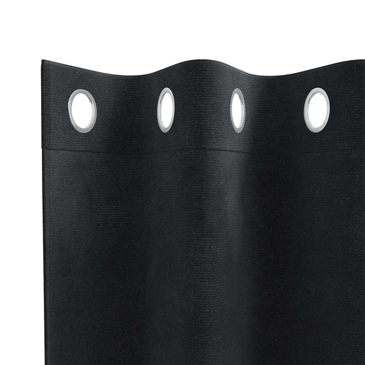 vidaXL Κουρτίνες συσκότισης 2 τμχ. Μαύρο 140 x 175 cm Βελούδο