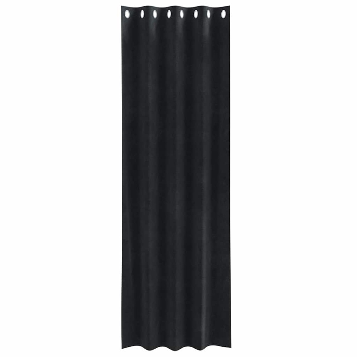 vidaXL Κουρτίνες συσκότισης 2 τμχ. Μαύρο 140 x 225 cm Βελούδο