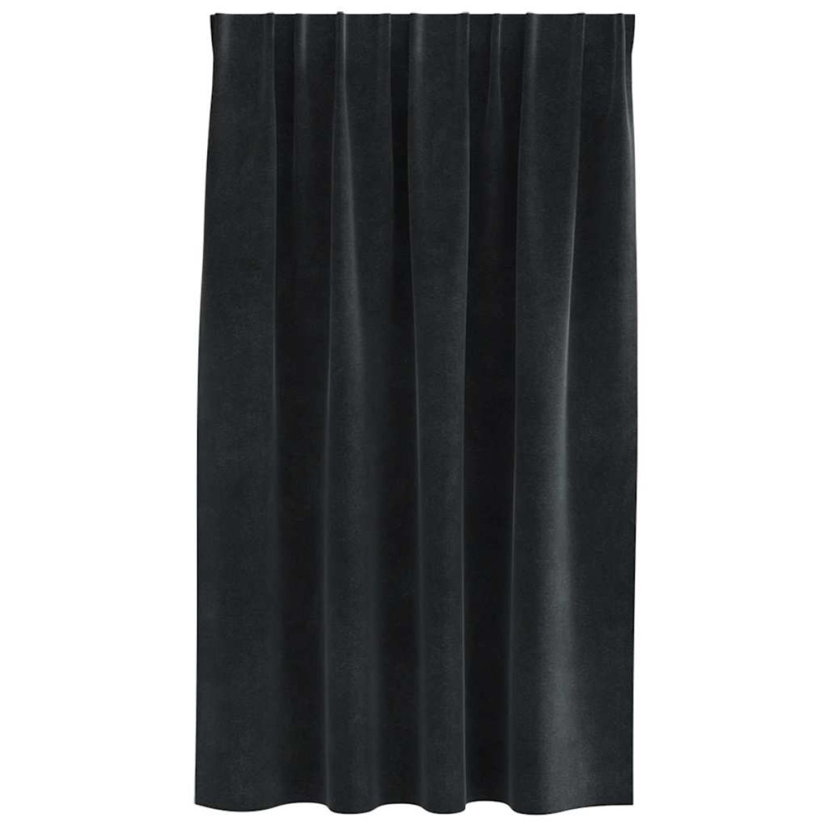 vidaXL Κουρτίνες συσκότισης 2 τμχ. Μαύρο 140 x 140 cm Βελούδο