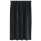 vidaXL Κουρτίνες συσκότισης 2 τμχ. Μαύρο 140 x 140 cm Βελούδο