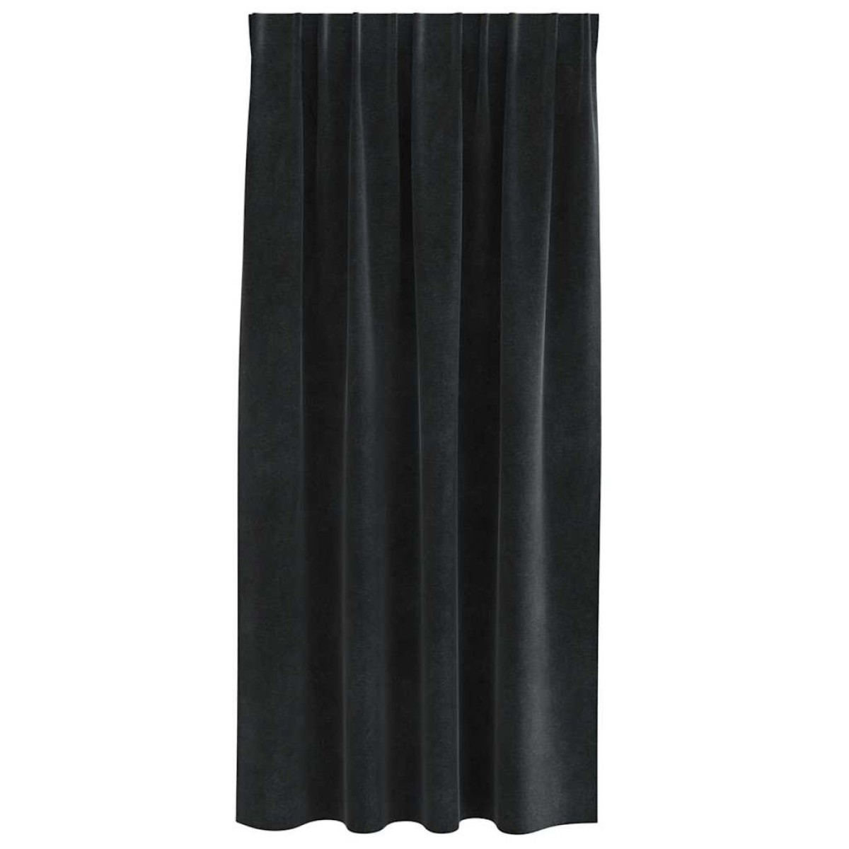 vidaXL Κουρτίνες συσκότισης 2 τμχ. Μαύρο 140 x 175 cm Βελούδο