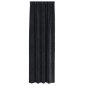 vidaXL Κουρτίνες συσκότισης 2 τμχ. Μαύρο 140 x 245 cm Βελούδο