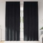 vidaXL Κουρτίνες συσκότισης 2 τμχ. Μαύρο 140 x 245 cm Βελούδο