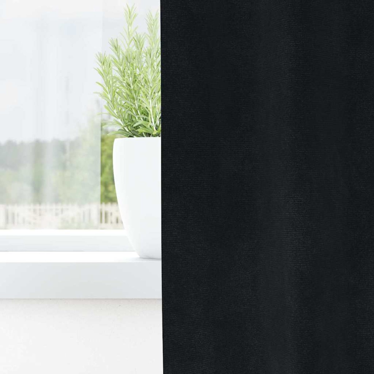 vidaXL Κουρτίνες συσκότισης 2 τμχ. Μαύρο 140 x 260 cm Βελούδο