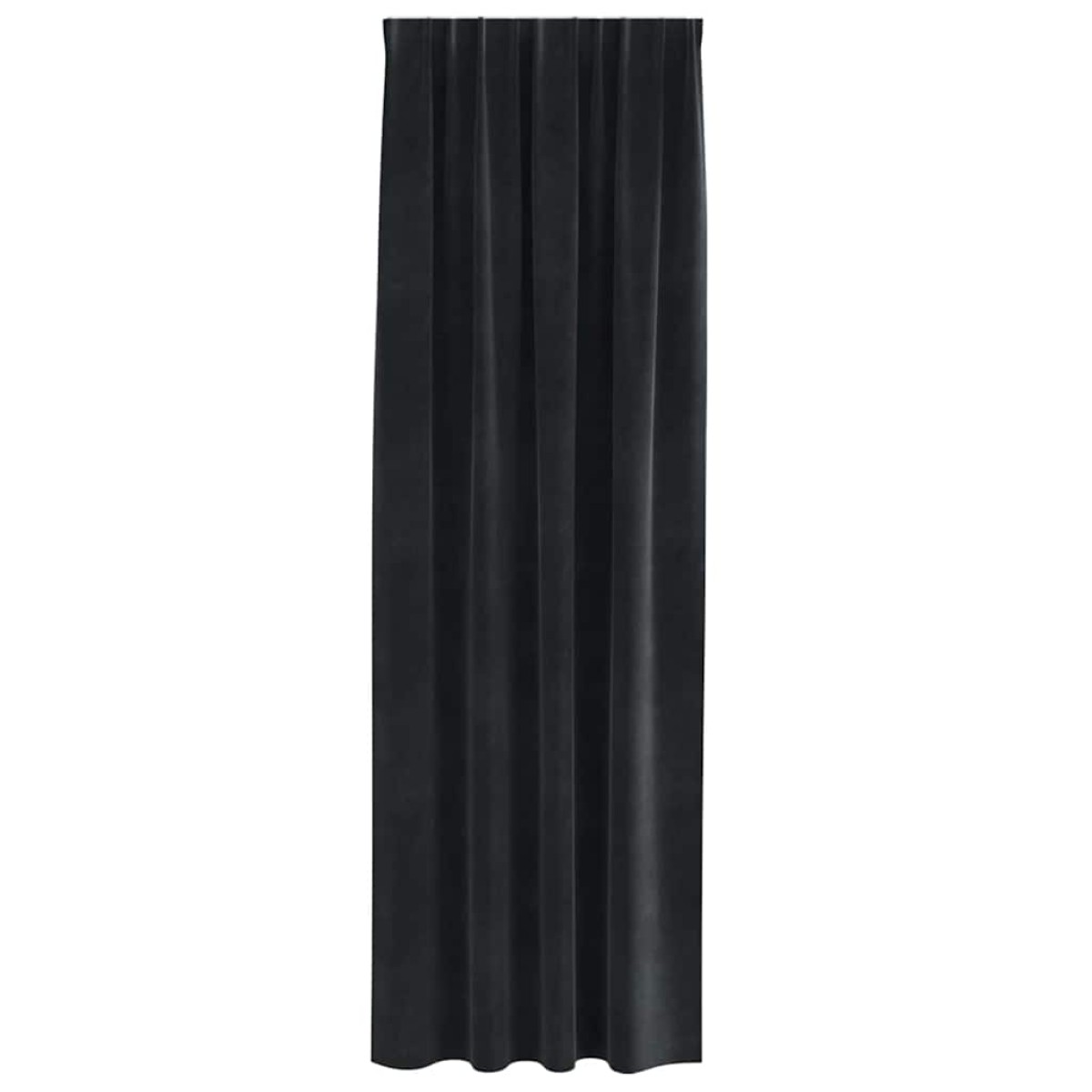 vidaXL Κουρτίνες συσκότισης 2 τμχ. Μαύρο 140 x 260 cm Βελούδο