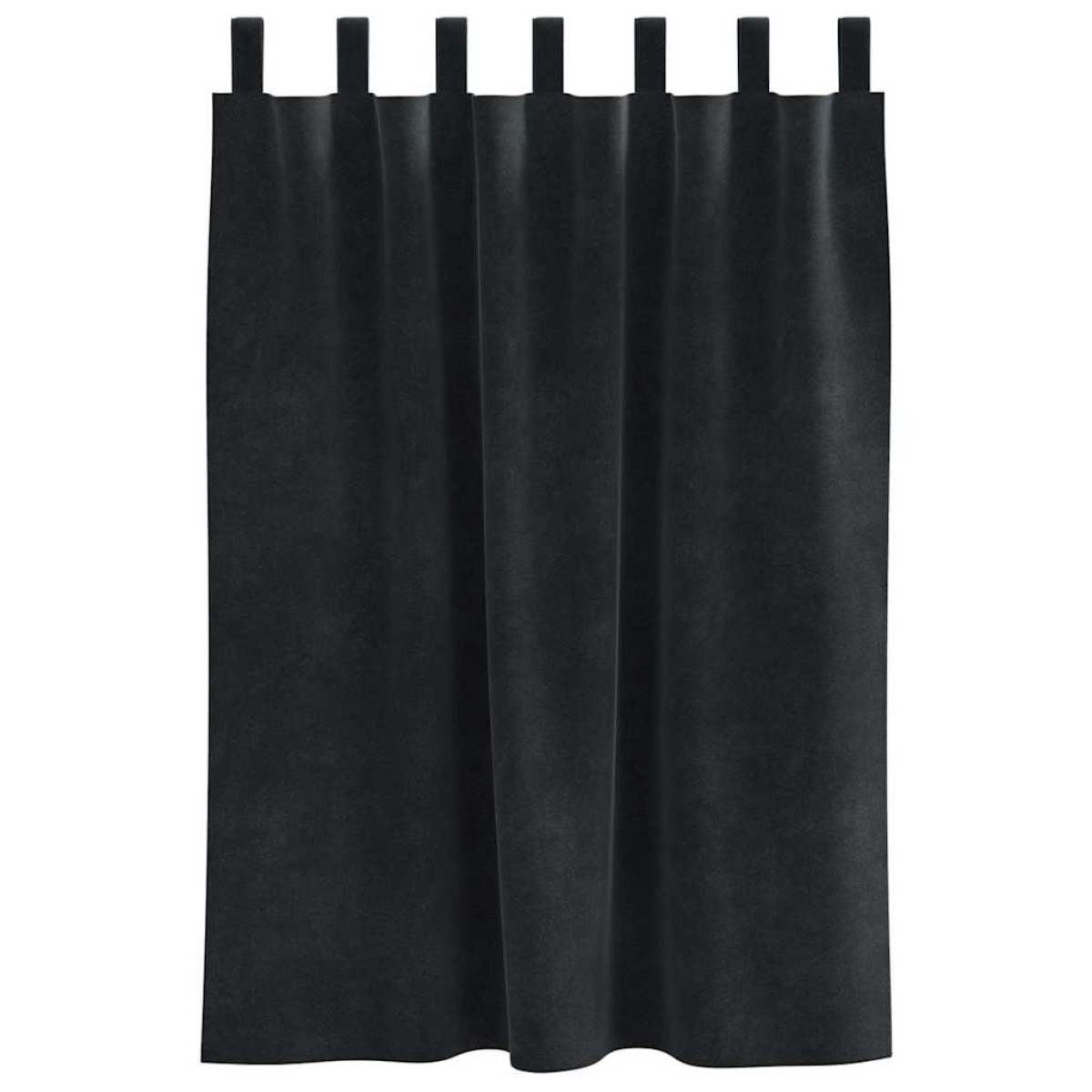 vidaXL Κουρτίνες συσκότισης 2 τμχ. Μαύρο 140 x 140 cm Βελούδο