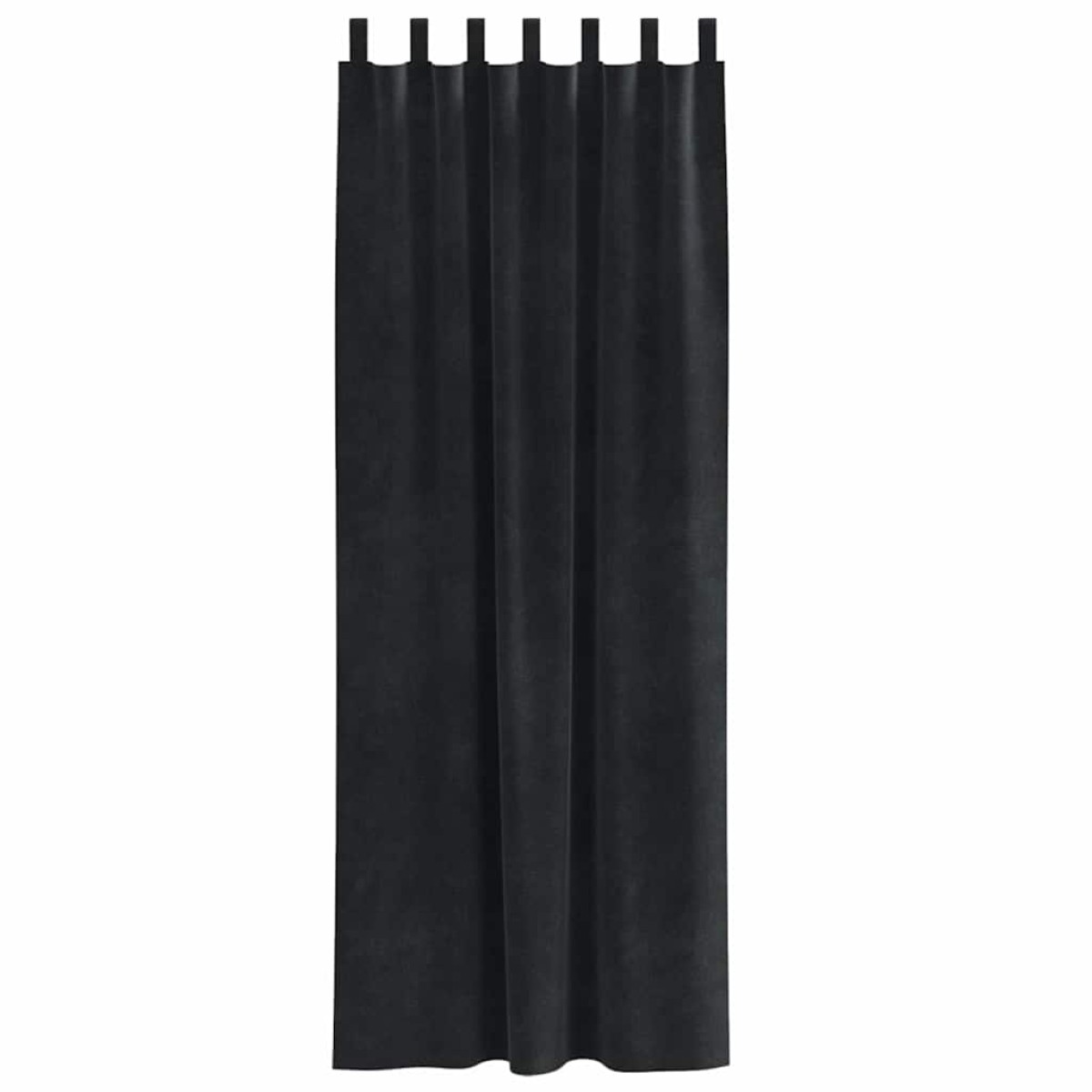 vidaXL Κουρτίνες συσκότισης 2 τμχ. Μαύρο 140 x 225 cm Βελούδο