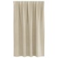 vidaXL Κουρτίνες συσκότισης 2 τμχ. Κρεμ 140 x 140 cm Βελούδο
