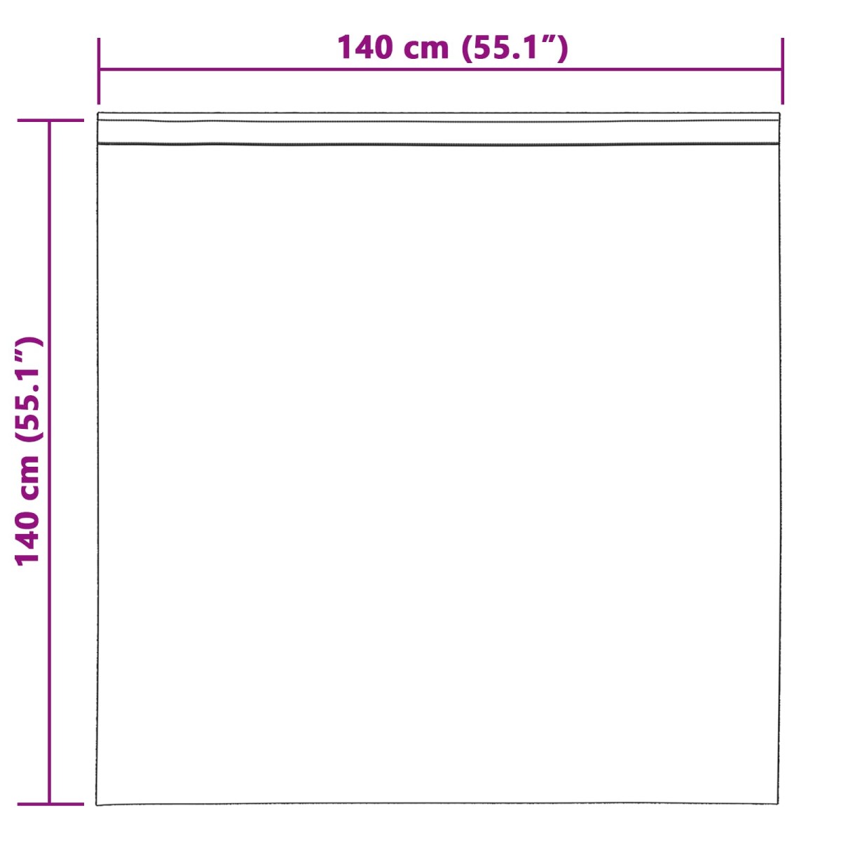 vidaXL Κουρτίνες συσκότισης 2 τμχ. Κρεμ 140 x 140 cm Βελούδο