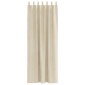 vidaXL Κουρτίνες συσκότισης 2 τμχ. Κρεμ 140 x 225 cm Βελούδο