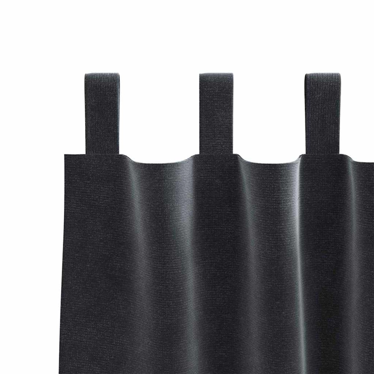 vidaXL Κουρτίνες συσκότισης 2 τμχ. Σκούρο Γκρι 140 x 140 cm Βελούδο