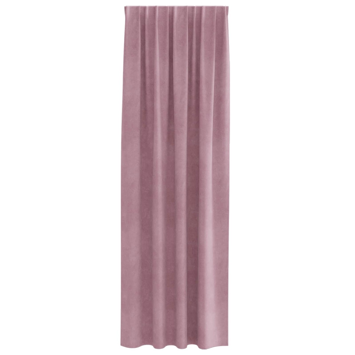 vidaXL Κουρτίνες συσκότισης 2 τμχ. Σκούρο ροζ 140 x 245 cm Βελούδο