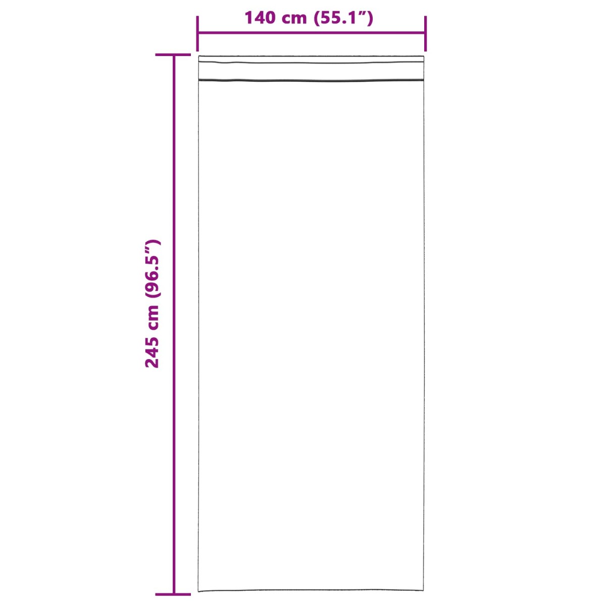 vidaXL Κουρτίνες συσκότισης 2 τμχ. Σκούρο ροζ 140 x 245 cm Βελούδο