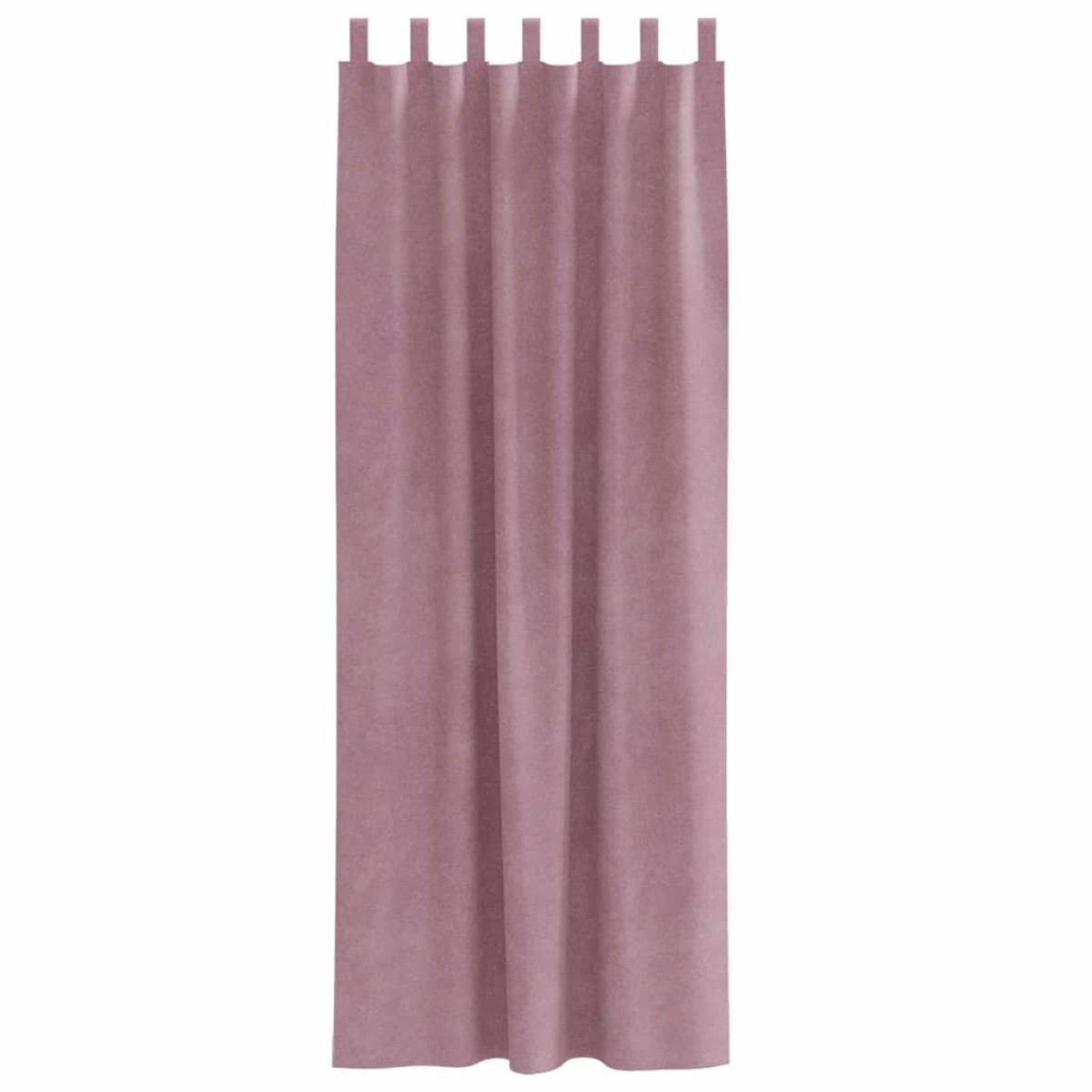 vidaXL Κουρτίνες συσκότισης 2 τμχ. Σκούρο ροζ 140 x 245 cm Βελούδο