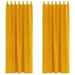 vidaXL Κουρτίνες συσκότισης 2 τμχ. Μουσταρδί 140 x 245 cm Βελούδο