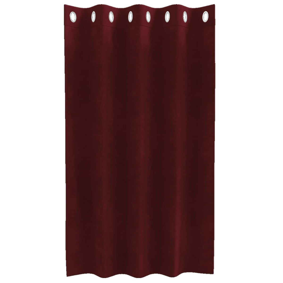 vidaXL Κουρτίνες συσκότισης 2 τμχ. Κόκκινο 140 x 140 cm Βελούδο