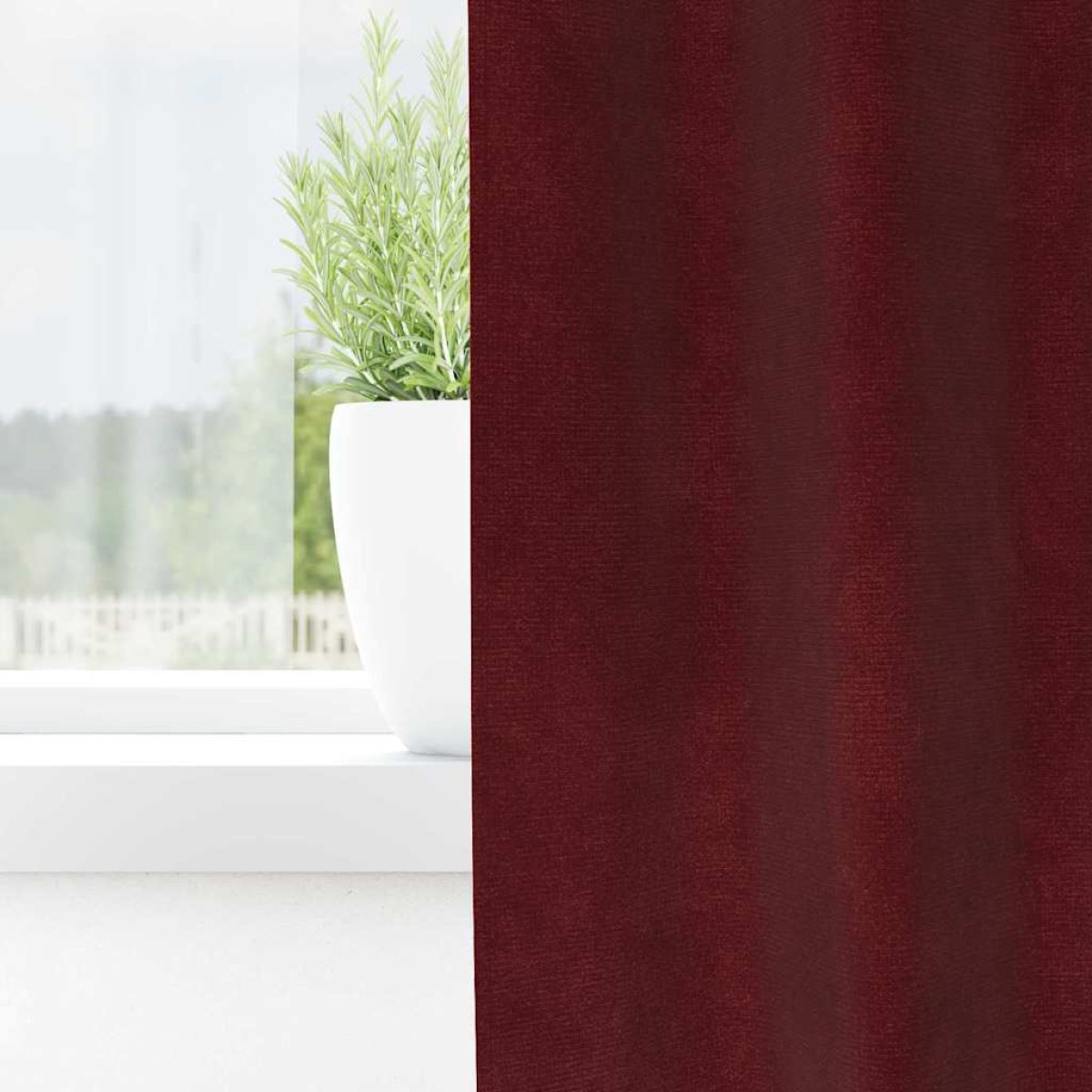 vidaXL Κουρτίνες συσκότισης 2 τμχ. Κόκκινο 140 x 140 cm Βελούδο