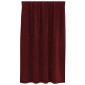 vidaXL Κουρτίνες συσκότισης 2 τμχ. Κόκκινο 140 x 140 cm Βελούδο