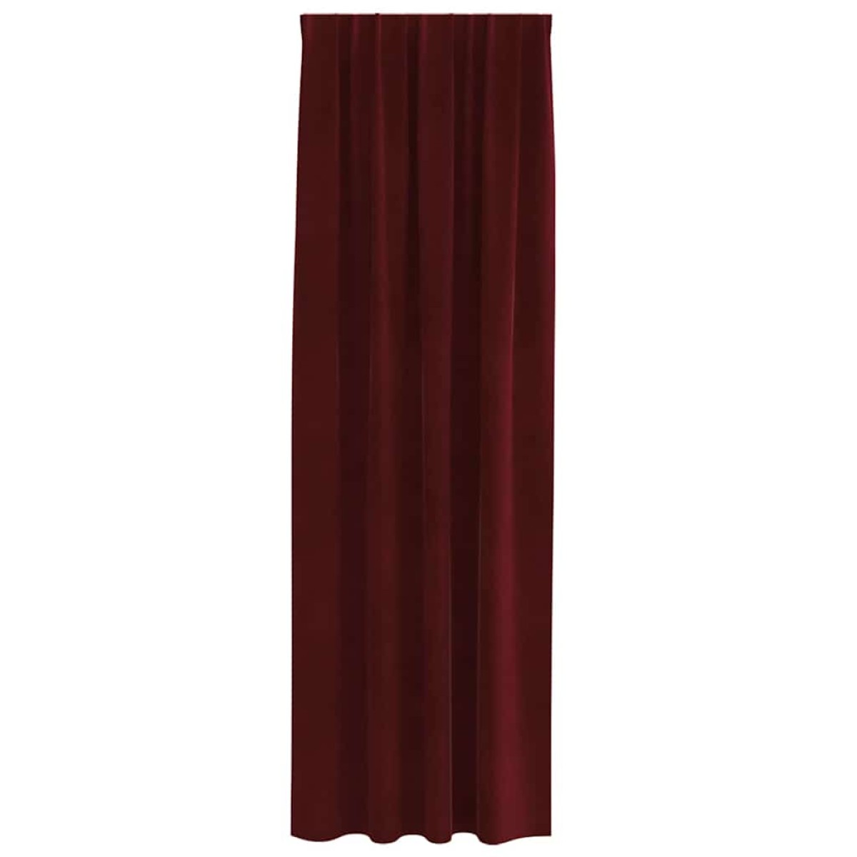 vidaXL Κουρτίνες συσκότισης 2 τμχ. Κόκκινο 140 x 225 cm Βελούδο
