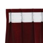 vidaXL Κουρτίνες συσκότισης 2 τμχ. Κόκκινο 140 x 225 cm Βελούδο