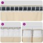 vidaXL Κουρτίνες συσκότισης 2 τμχ. Κόκκινο 140 x 225 cm Βελούδο