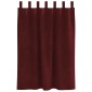 vidaXL Κουρτίνες συσκότισης 2 τμχ. Κόκκινο 140 x 140 cm Βελούδο