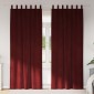 vidaXL Κουρτίνες συσκότισης 2 τμχ. Κόκκινο 140 x 225 cm Βελούδο